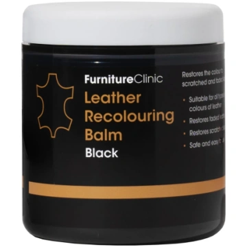 Furniture Clinic Leather Recolouring Balm - Black 