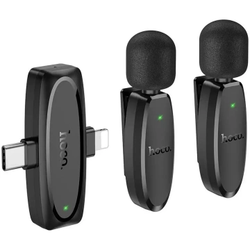 Hoco Wireless lavalier microphone Lightning / USB 