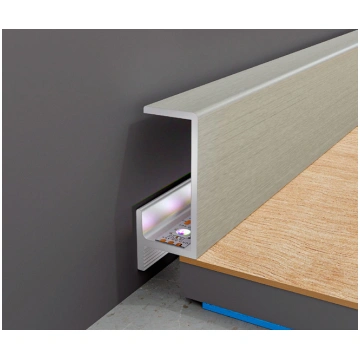 ClipList CLQL25X12 alumīnija LED grīdlīstes - Titā