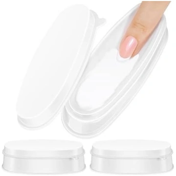 TOPBATHY 3stücke Kunststoffbehälter für Nagelpulve