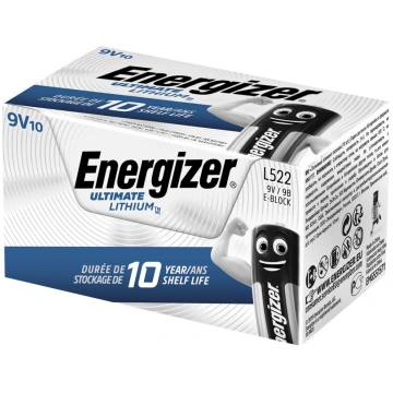 Energizer Ultimate Lithium 9V B2B 10 pack