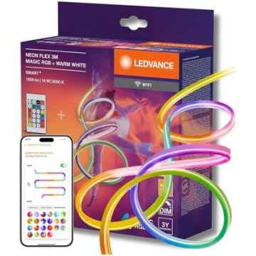 LEDVANCE Smart WiFi Neon Flex MGC RGB TW RC krāsai