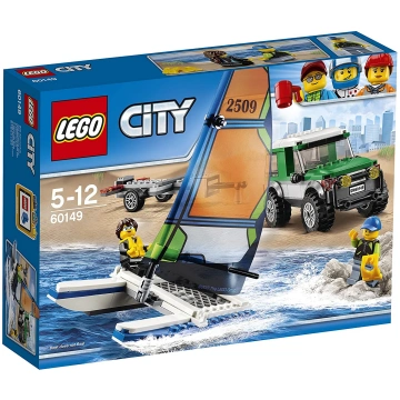 60149 LEGO® City 4x4 auto ar katamarānu, 5-12 gadi