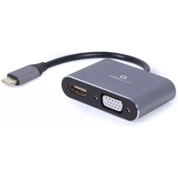 USB-C uz HDMI/VGA grafikas adapters GEMBIRD A-USB3