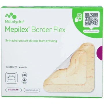MEPILEX Border Flex Pašlīpošs mīkstā silikona putu