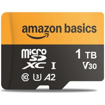Amazon Basics 1TB microSDXC karte ar adapteri - no