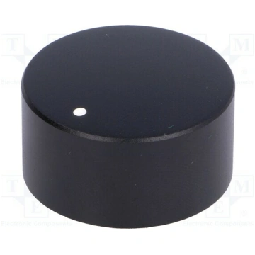 Knob; with pointer; aluminium,thermoplastic; Øshaf