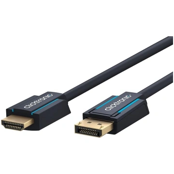 Clicktronic aktīvais DisplayPort uz HDMI adaptera