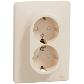 SCHNEIDER ELECTRIC Dubultā kontaktligzda Schneider