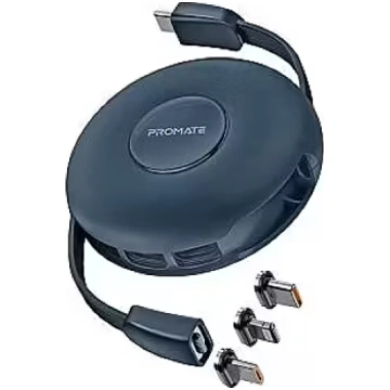 Promate USB-C to USB-C/Lightning/Micro USB, Magnet