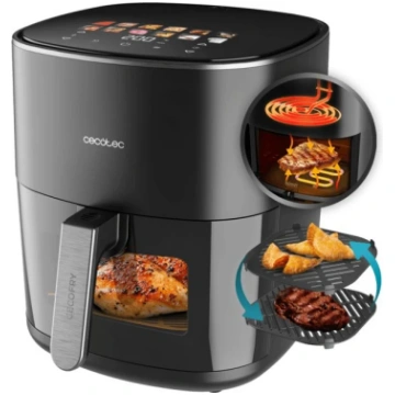 Aerogrils Cecotec Cecofry&Grill Duoheat 6500, meln