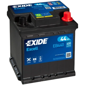 Akumulators Exide Excell EB440, 12 V, 44 Ah, 400 A