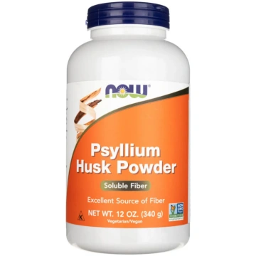 Now Foods Psyllium Husk pulveris - 340 g