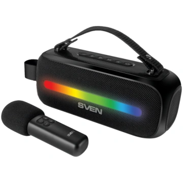 Speaker SVEN PS-255, black (12W, Bluetooth, FM, US