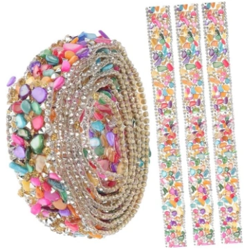 SHINEOFI Embellishments 1 Roll grants Rhinestone S