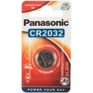Panasonic CR2032-1BB Blistera iepakojumā 1gb
