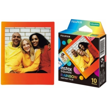 Fujifilm Instax Square Rainbow (10) Instant Film Q
