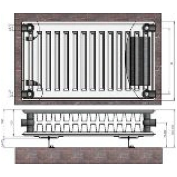 Termolux radiators Tips 22x500x800 Compact, sānu p