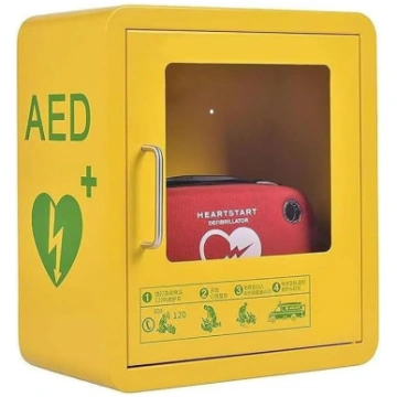 AED skapis, AED defibrilatora sienas glabāšanas ka