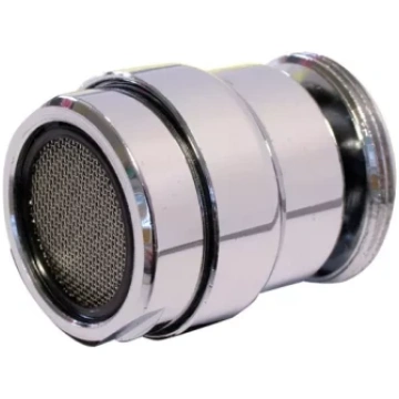 Regulējams ūdens taupīšanas aerators 24M,hromēts