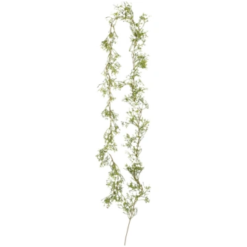 Vīrtene FLOWERLY 1.7cm, balti ziedi 89121