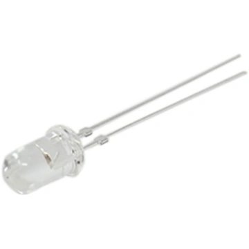 LED; white warm; 5mm; 3000÷5800mcd; 60°; Front: co