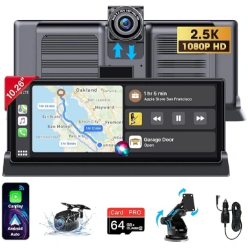 Carplay displejs ar ekskluzīvu turētāju Apple Carp