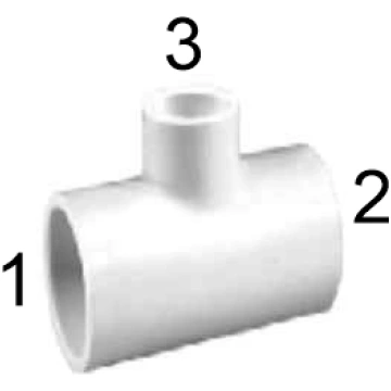Nibco redukcijas trejgabals 2x2x11/4 - Dikers-Sant