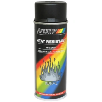 Aerosols Thermo Spray 800°C melns 400ml, Motip 040