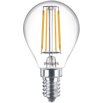 Spuldze Philips LED, P45, 2700 °K, E14, 4.3 W, 470