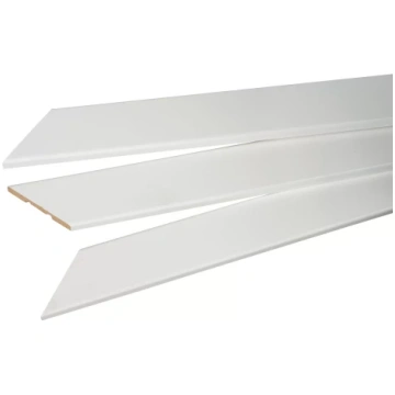 Noseglīste/aploda MDF Opus 12x58 balta (kompl. 5.5