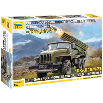 1:72 Zvezda 5051 - BM-21 " Grad " Russian Truck-Mo