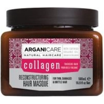 Arganicare Collagen Naprawcza maska do cienkich, z