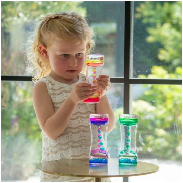Montessori Sensory Dual Rainbow Cascade Play