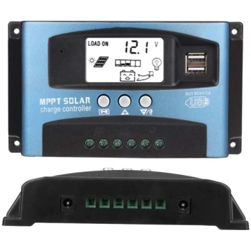 Saules uzlādes kontrolieris MPPT, 50A, 12V, 24V Na