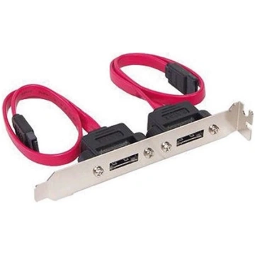 Value S-ATA II Slot bracket 2Port, 0.5m 11.99.1232