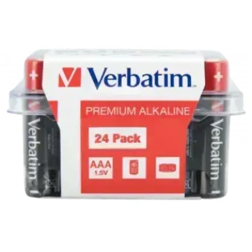 Verbatim AAA Premium Alkaline baterijas, 24 gab. i