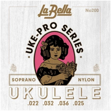 Soprāna ukuleles stīgas La Bella L-200 LaBella