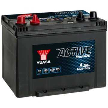 Yuasa AKUMULATORS 12V 80Ah 600A ACTIVE Marine M26-