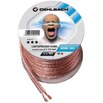 Oehlbach 107 Speaker Wire SP-15 Stereo Speaker Cab