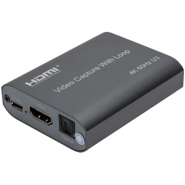 EXD Video Capture with Loop HDMI USB3.0, 4K 60Hz C