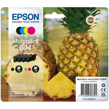 Epson oriģinālā 604 tinte ananāsu multipaka 4-krās
