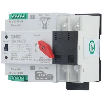 Automatic Transfer Switch CNC 2P 220V 100A NV82245