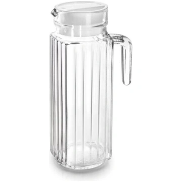 Stikla krūze ar vāku, 1,1l Ibili
