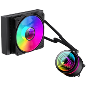 Gamemax CPU Liquid Cooler ICEBURG 120 BK Juodas IC