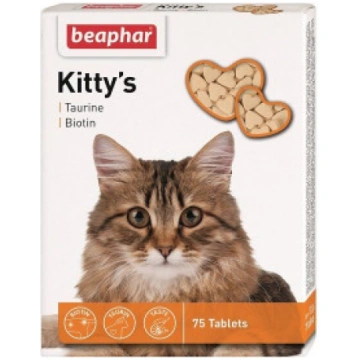 Beaphar Kitty"s +Taurine-Biotin 75 tab. - Vitamini
