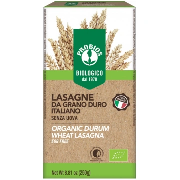 Lasagne di frumento bianca 250g PROBIOS