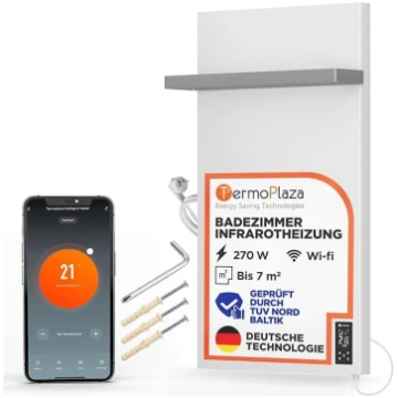 WiFi infrasarkanais sildītājs 270 W līdz 7 m², int