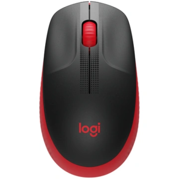 Logitech Full size Mouse M190 Wireless USB Red ( 9