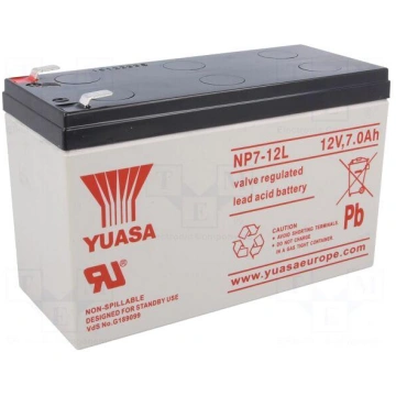 Re-battery: acid-lead | 12V | 7Ah | AGM | maintena